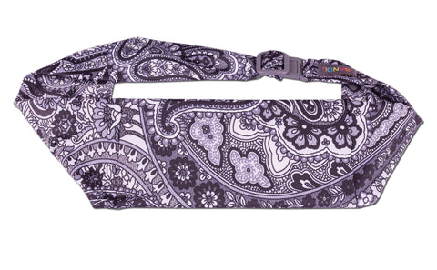BANDI Belt Black Paisley Large